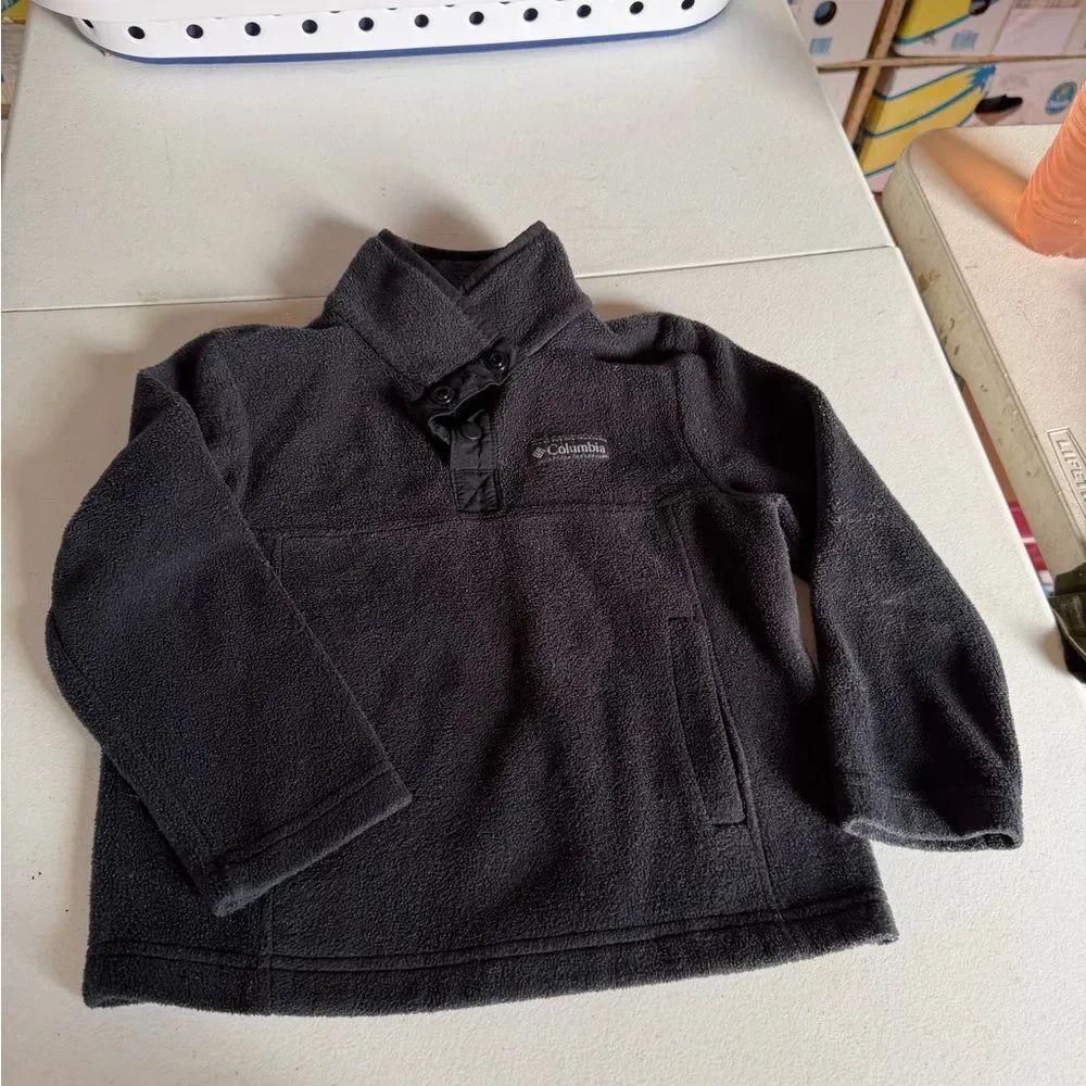 Columbia Kids Charcoal Fleece Hoodie